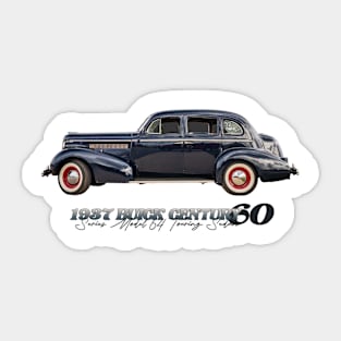 1937 Buick Century Series 60 Model 64 Touring Sedan Sticker